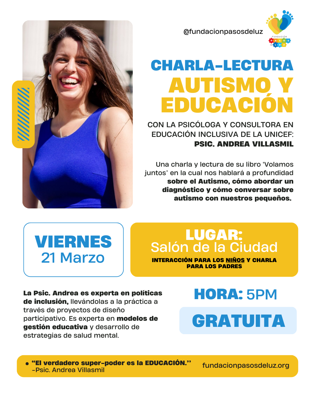 Evento charla autismo