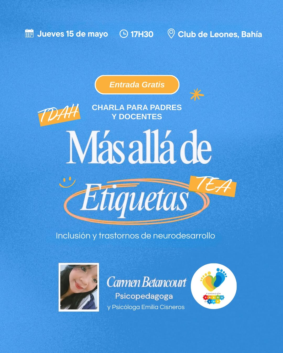 charla neurodivergencias